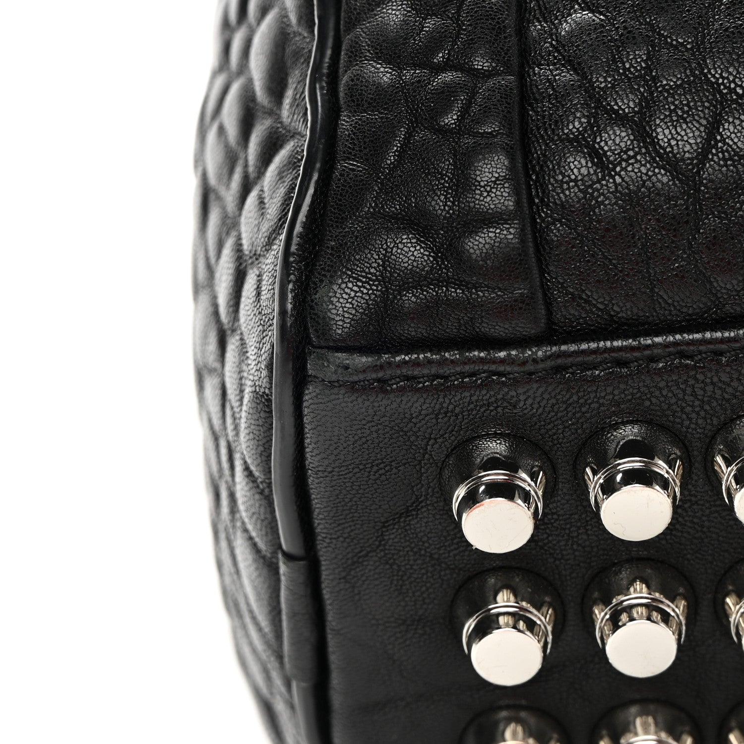 Alexander Wang Pebbled Lambskin Mini Rockie Black Rhodium Hardware 11 of 14