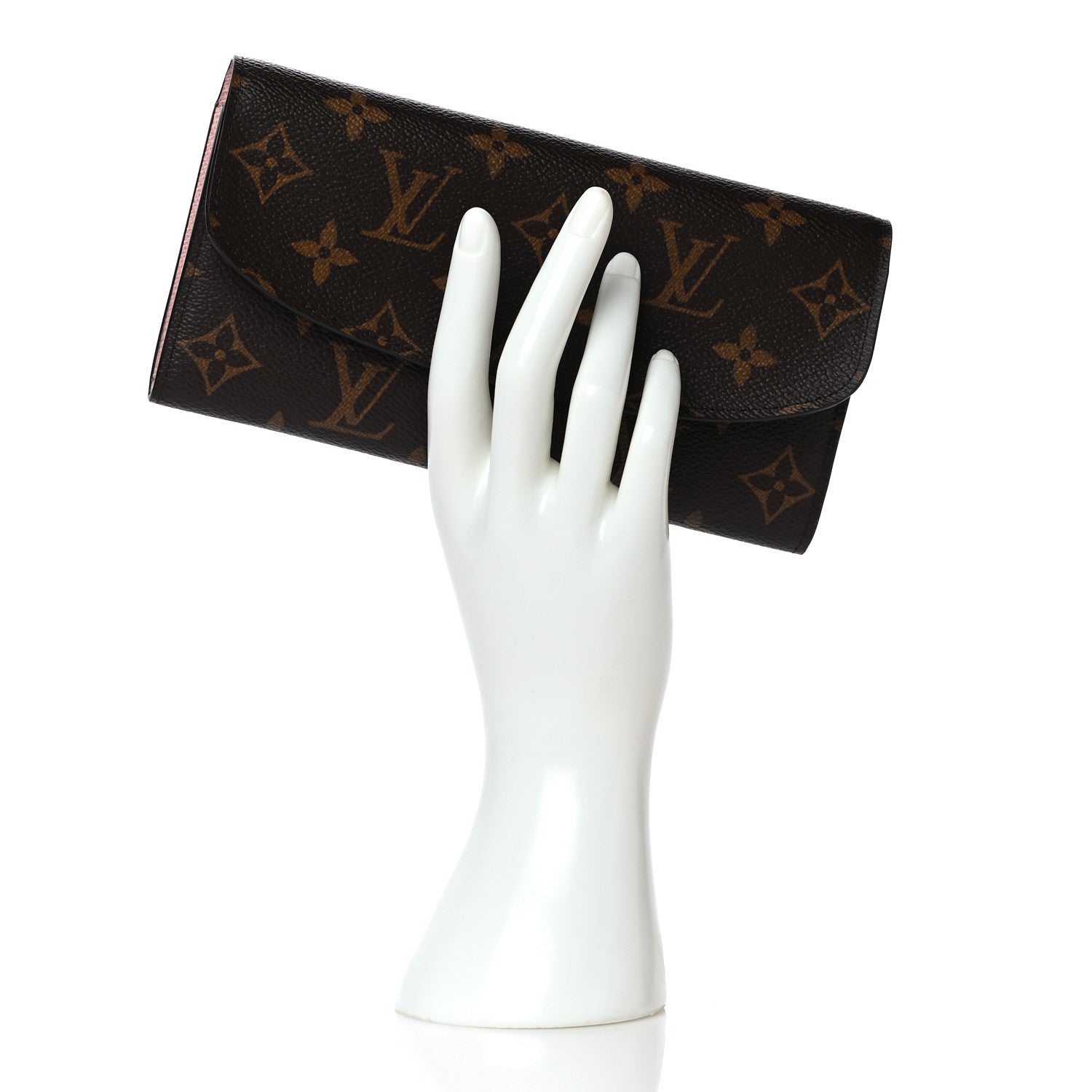 Louis Vuitton Monogram Emilie Wallet Rose Ballerine 4 of 10
