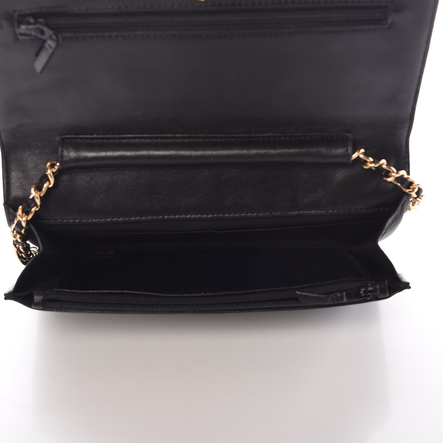 Chanel Caviar Timeless CC Wallet On Chain WOC Black 5 of 11