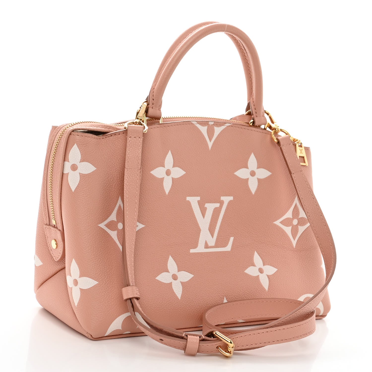 Louis Vuitton Empreinte Monogram Giant Petit Palais Rose Trianon Creme 3 of 9