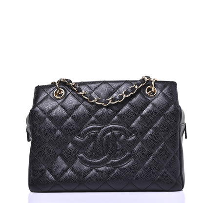 Chanel Caviar Quilted Petit Timeless Tote PTT Black 10 of 16