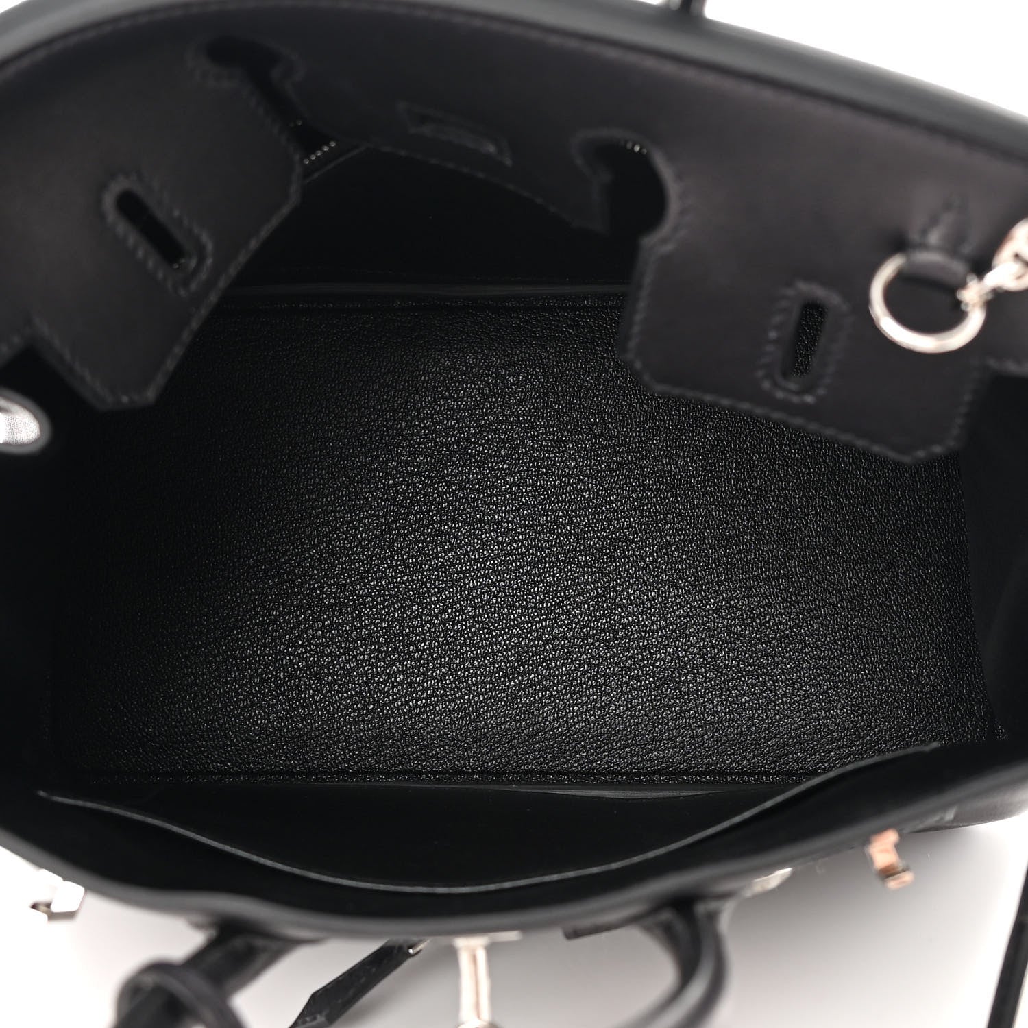 Hermes Veau Volupto Rock Birkin 25 Black 5 of 14