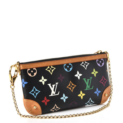Louis Vuitton Monogram Multicolor Pochette Milla MM Black 3 of 11