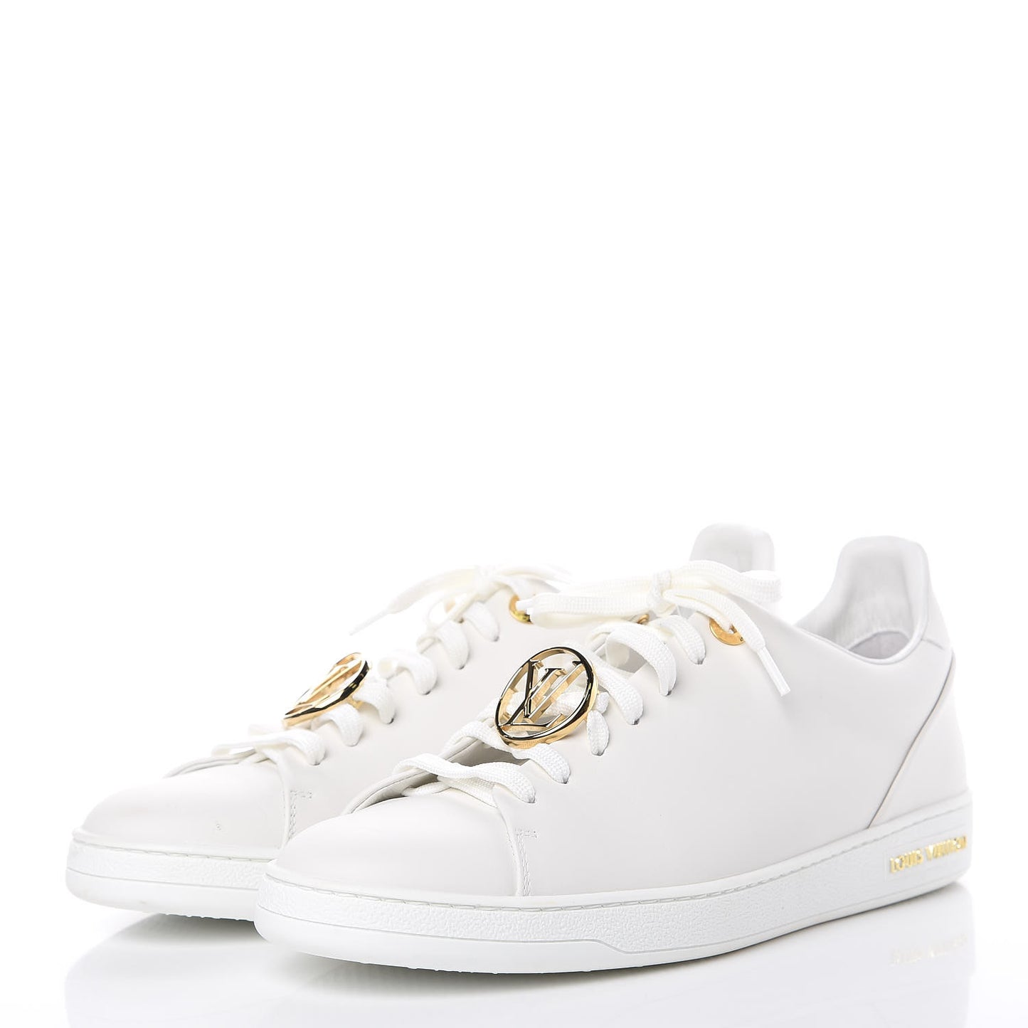 Calfskin Frontrow Sneakers 41 White