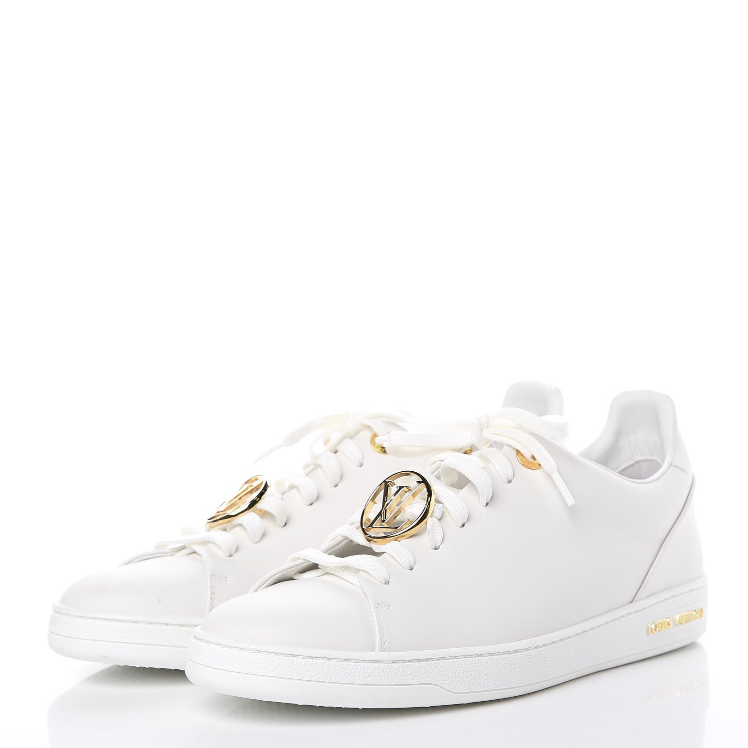 Louis Vuitton Calfskin Frontrow Sneakers 41 White 3 of 9