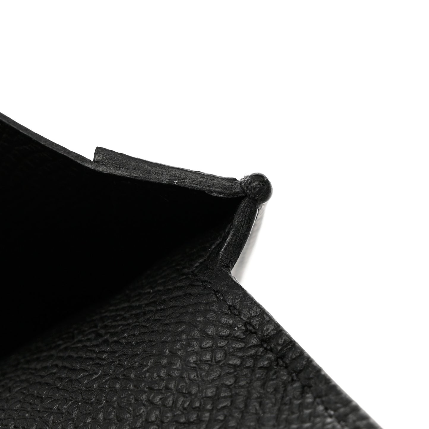 Epsom Kelly Pocket Compact Wallet Black