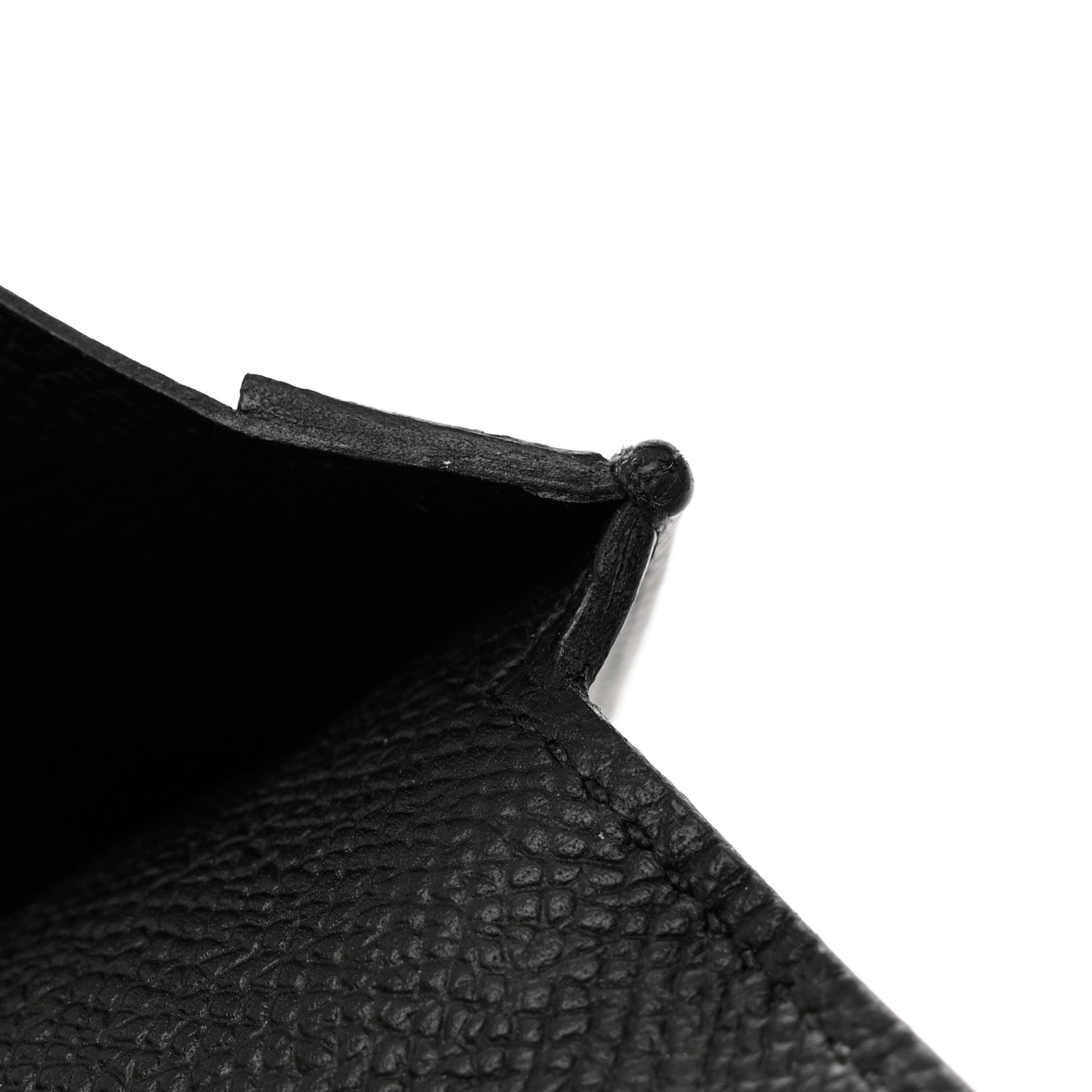 Hermes Epsom Kelly Pocket Compact Wallet Black 9 of 10