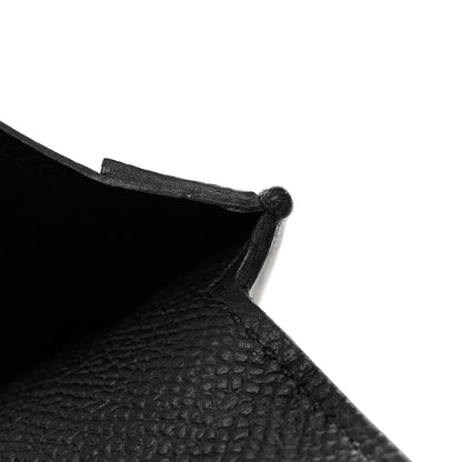 Hermes Epsom Kelly Pocket Compact Wallet Black 9 of 10