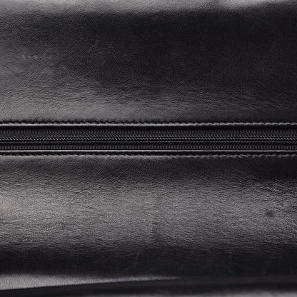 Chanel Lambskin Quilted Medium Double Flap Black 14 of 17