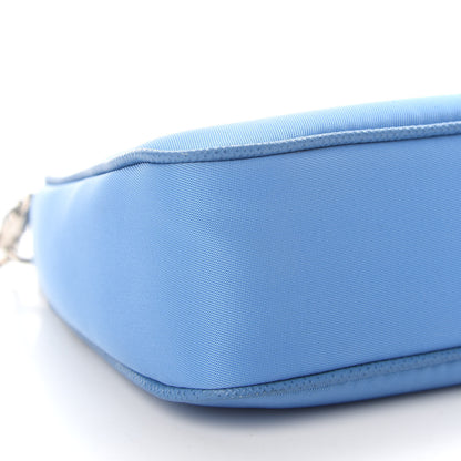 Prada Tessuto Nylon Saffiano Mini Re-Edition 2000 Shoulder Bag Pervinca 7 of 8