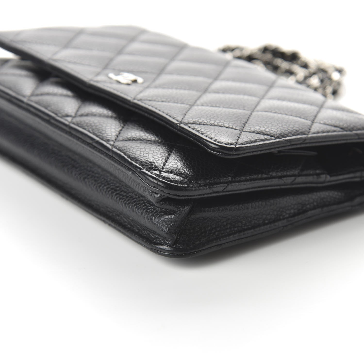 Chanel Caviar Quilted Wallet On Chain WOC Black 7 of 12