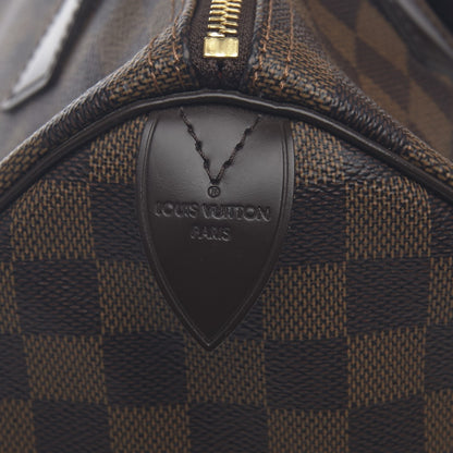 Louis Vuitton Damier Ebene Speedy 30 7 of 10