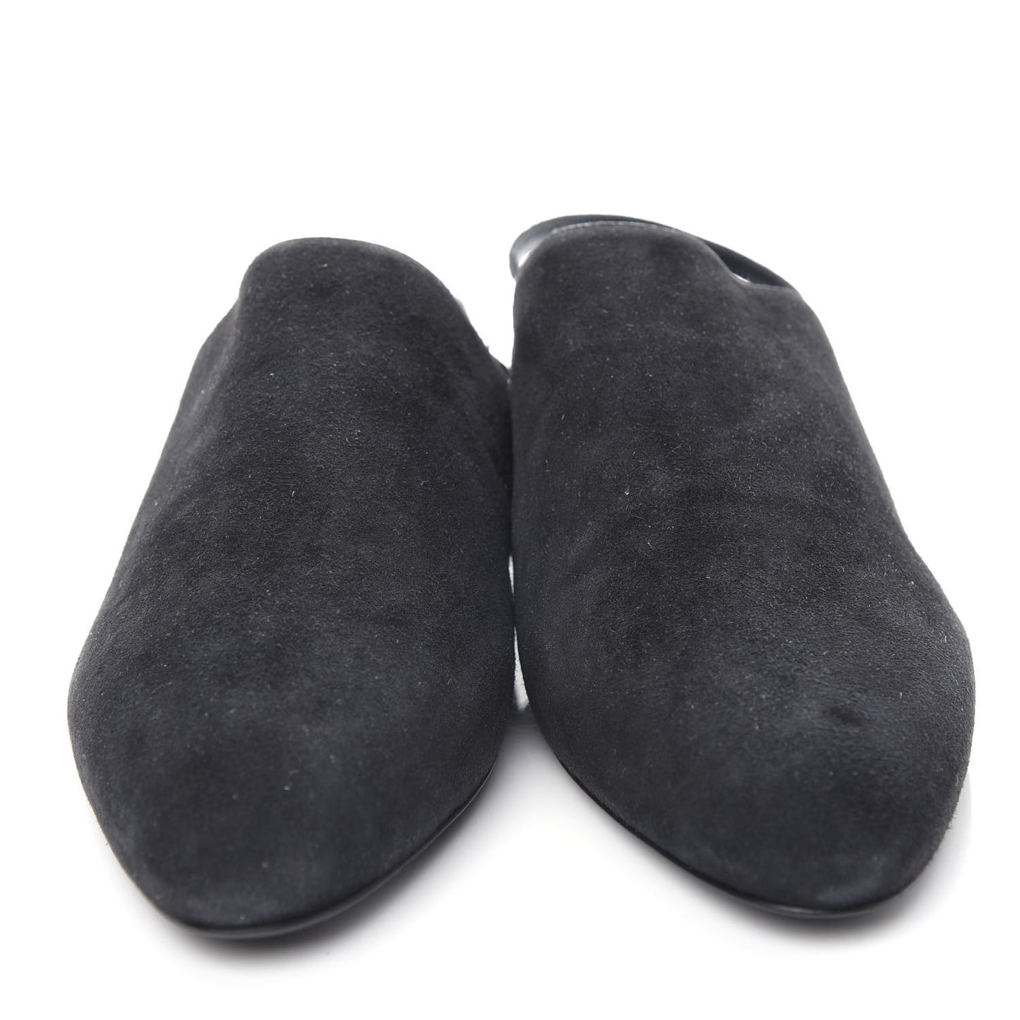 Suede Slingback Mules 35 Black