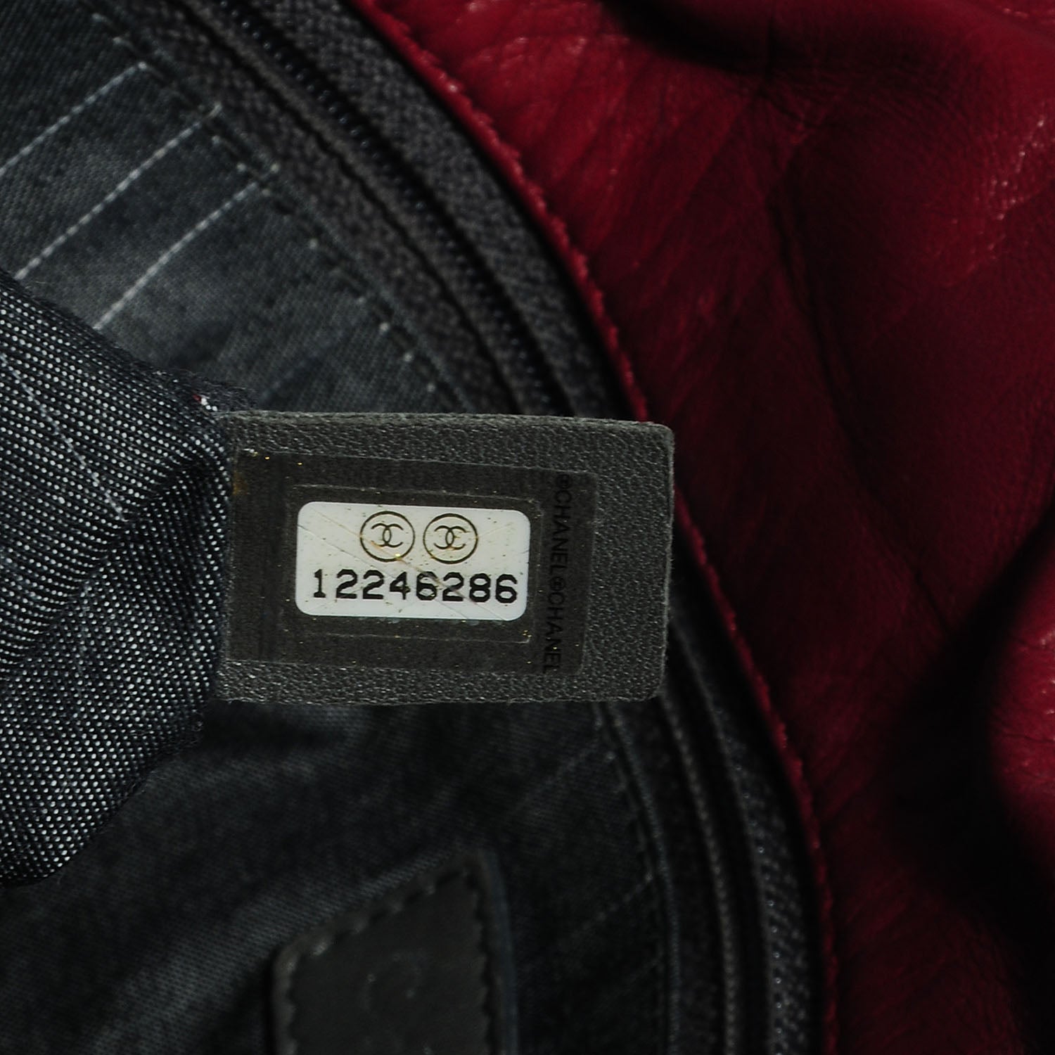 Chanel Lambskin In And Out Maxi Flap Red 7 of 7