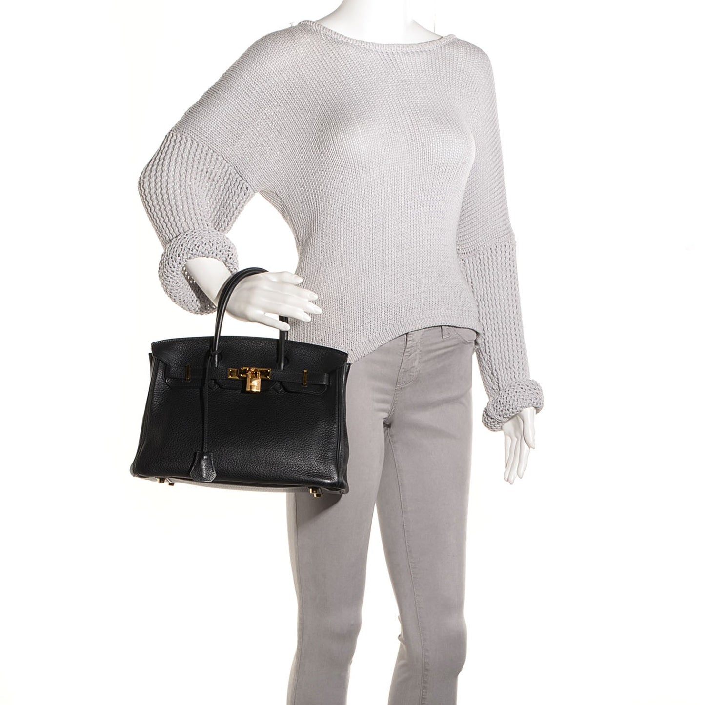 Togo Birkin 30 Black