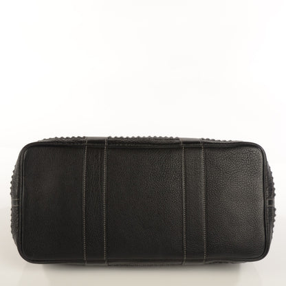 Hermes Ribbed Wool Negonda Garden Party MM 36 Graphite 20 of 23
