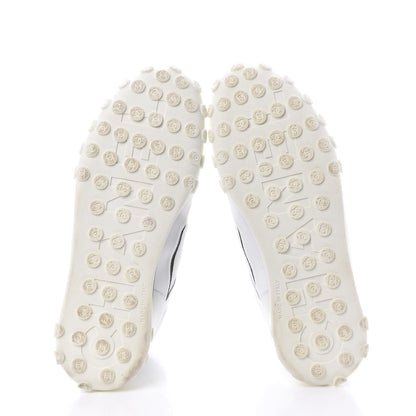 Chanel Calfskin Mesh Lycra Womens Logo High Top Sneakers 39 White 5 of 8