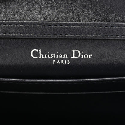 Christian Dior Metallic Patent Micro-Cannage Baby Diorama Flap Bag Silver 6 of 10