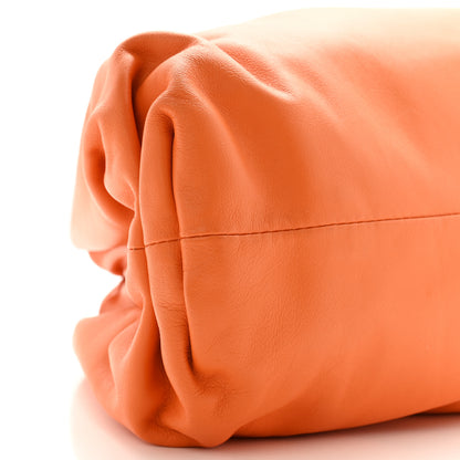 Bottega Veneta Smooth Butter Calf The Pouch Oversized Clutch Burnt Orange 9 of 10