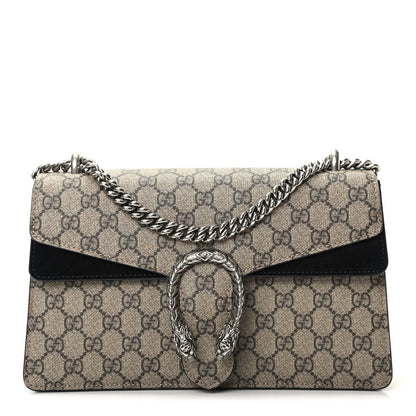 Gucci GG Supreme Monogram Small Dionysus Shoulder Bag Black 1 of 9
