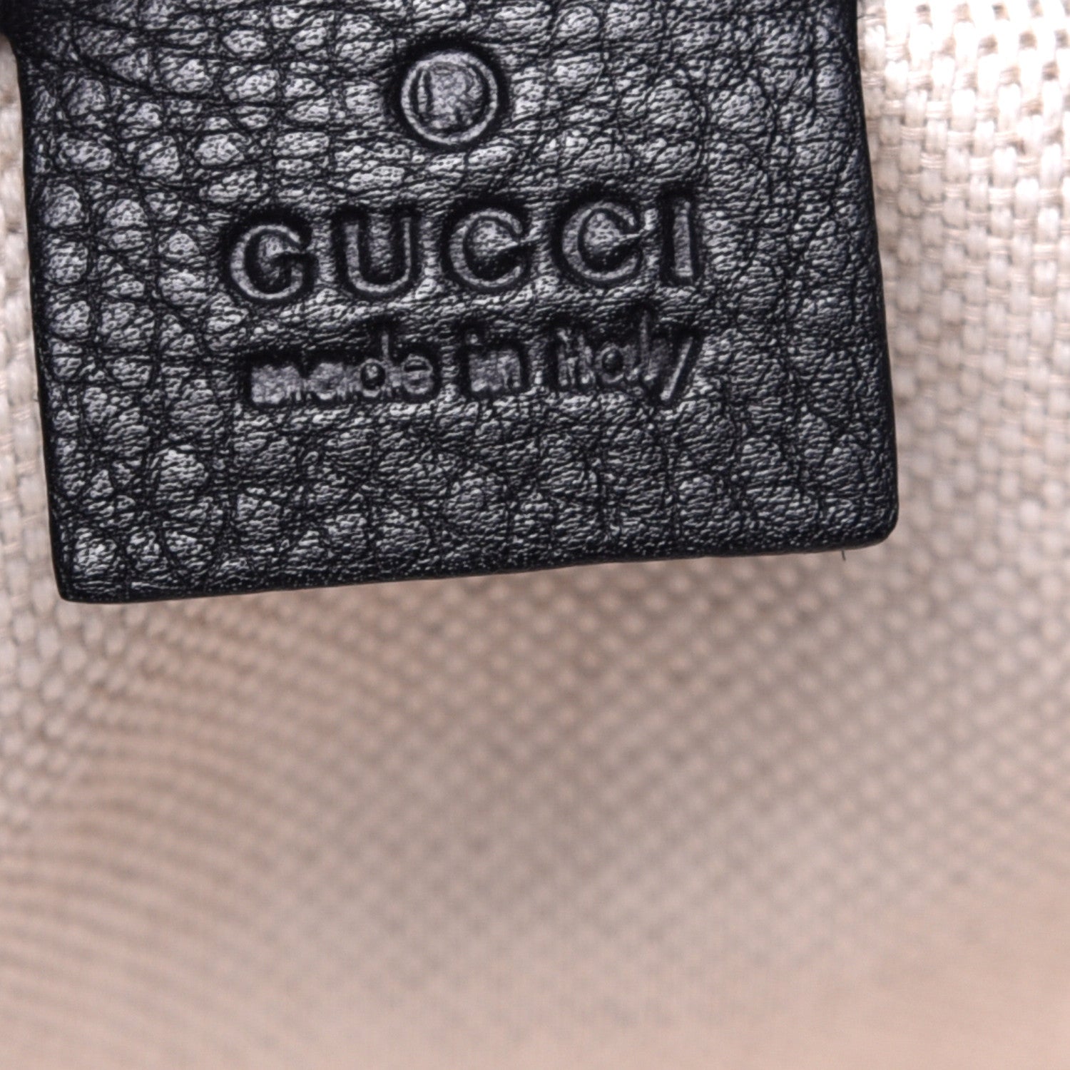 Gucci Pebbled Calfskin Medium Soho Chain Shoulder Bag Black 6 of 9