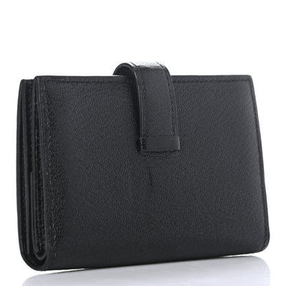 Hermes Chevre Mysore Mini Bearn Wallet Black 3 of 8