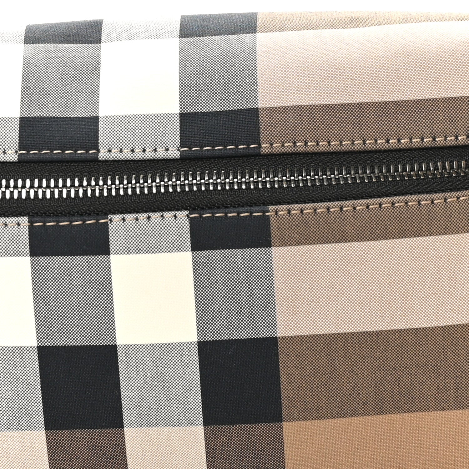 Burberry Nylon Giant Check Medium Sonny Bum Bag Taupe Brown 7 of 9