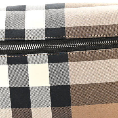 Burberry Nylon Giant Check Medium Sonny Bum Bag Taupe Brown 7 of 9
