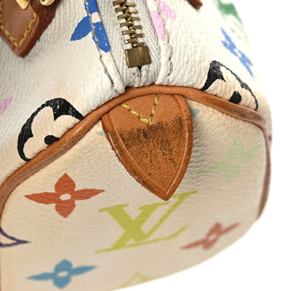 Louis Vuitton Monogram Multicolor Mini Sac HL Speedy White 9 of 9