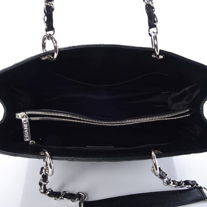 Chanel Caviar Quilted Grand Shopping Tote GST Black 5 of 7
