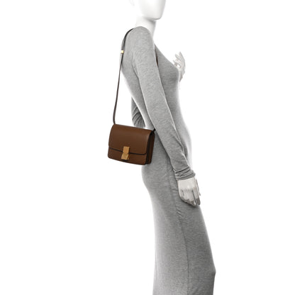 Celine Box Calfskin Small Classic Box Flap Bag Camel 2 of 14