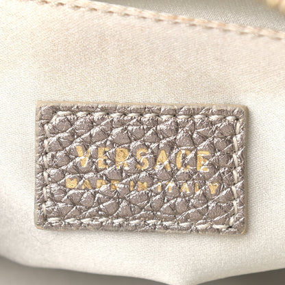 Versace Calfskin Nylon Madonna Satchel Gold 6 of 16