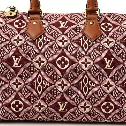 Louis Vuitton Jacquard Since 1854 Speedy Bandouliere 25 Bordeaux 8 of 11