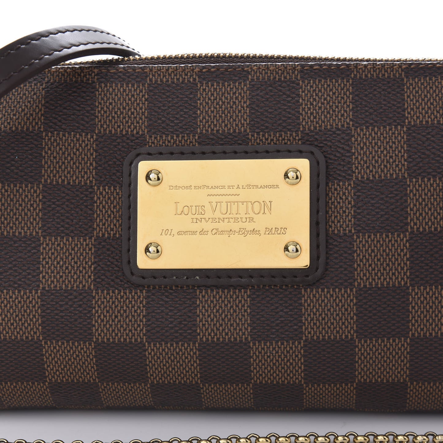 Damier Ebene Eva Clutch