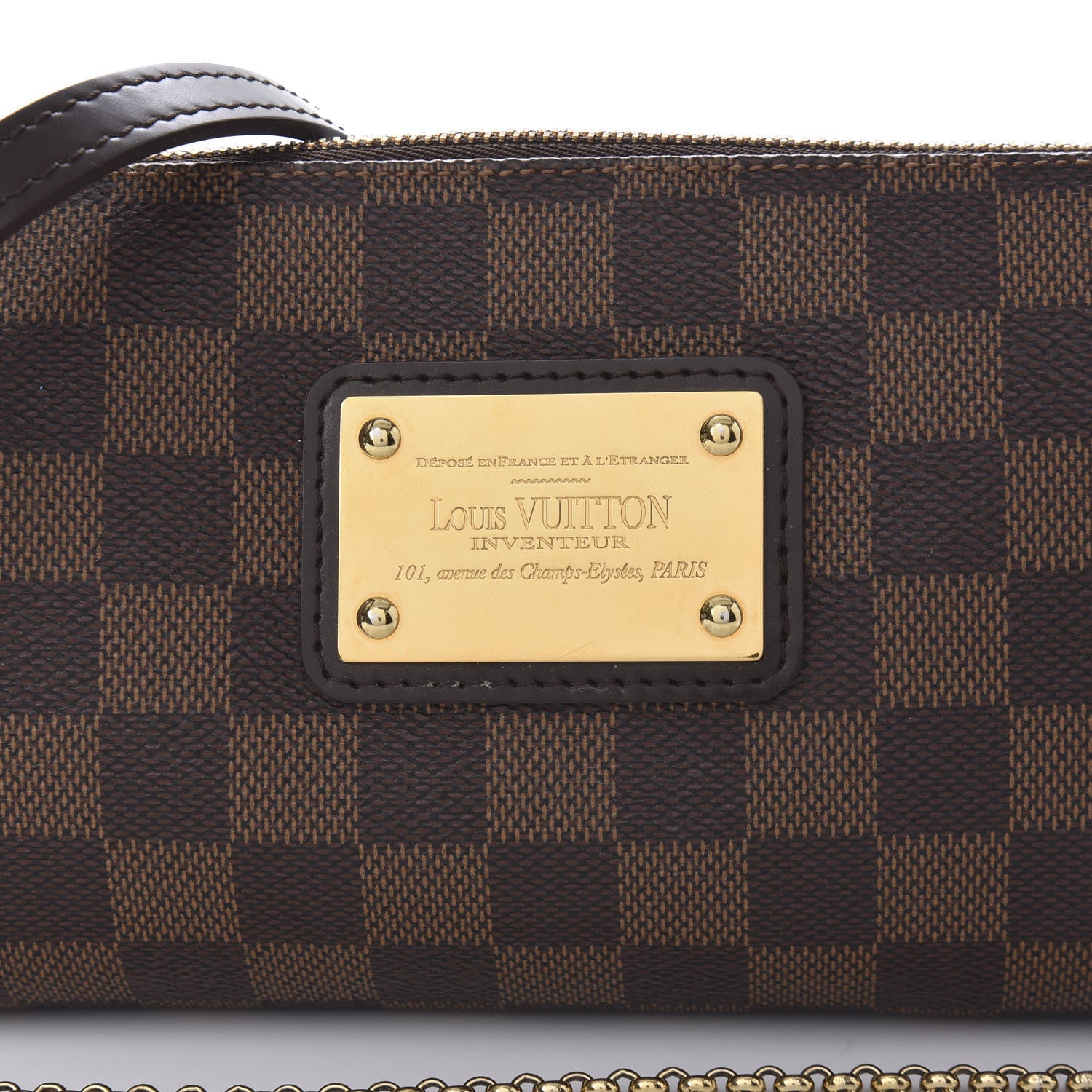 Louis Vuitton Damier Ebene Eva Clutch 10 of 10