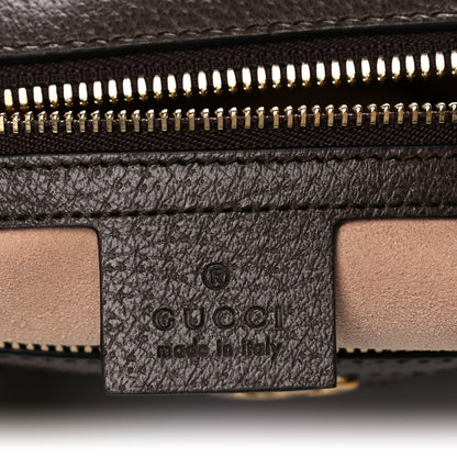 Gucci GG Supreme Monogram Web Medium Ophidia Boston Brown 6 of 13