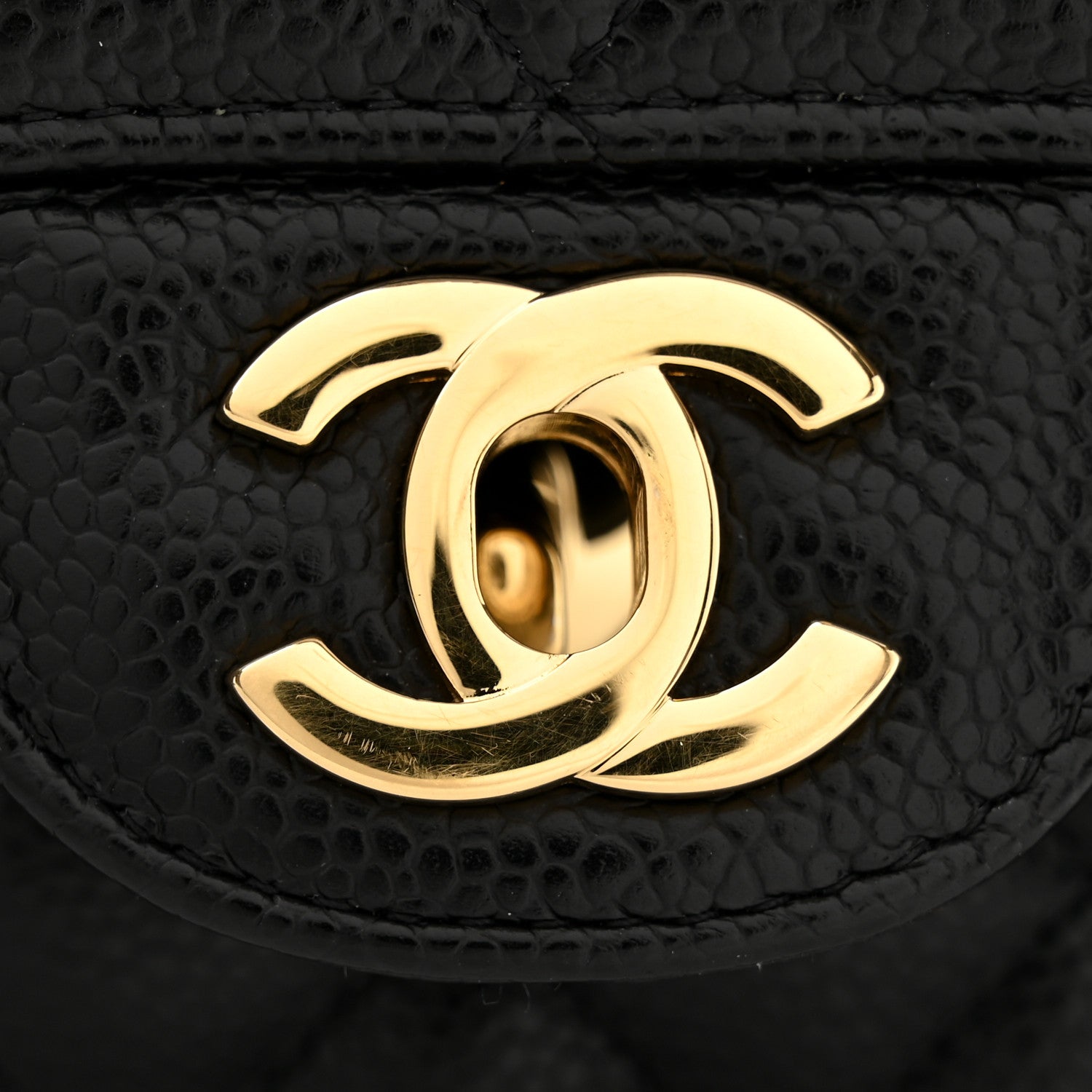 Chanel Caviar Quilted Small Double Flap Black 11 of 12