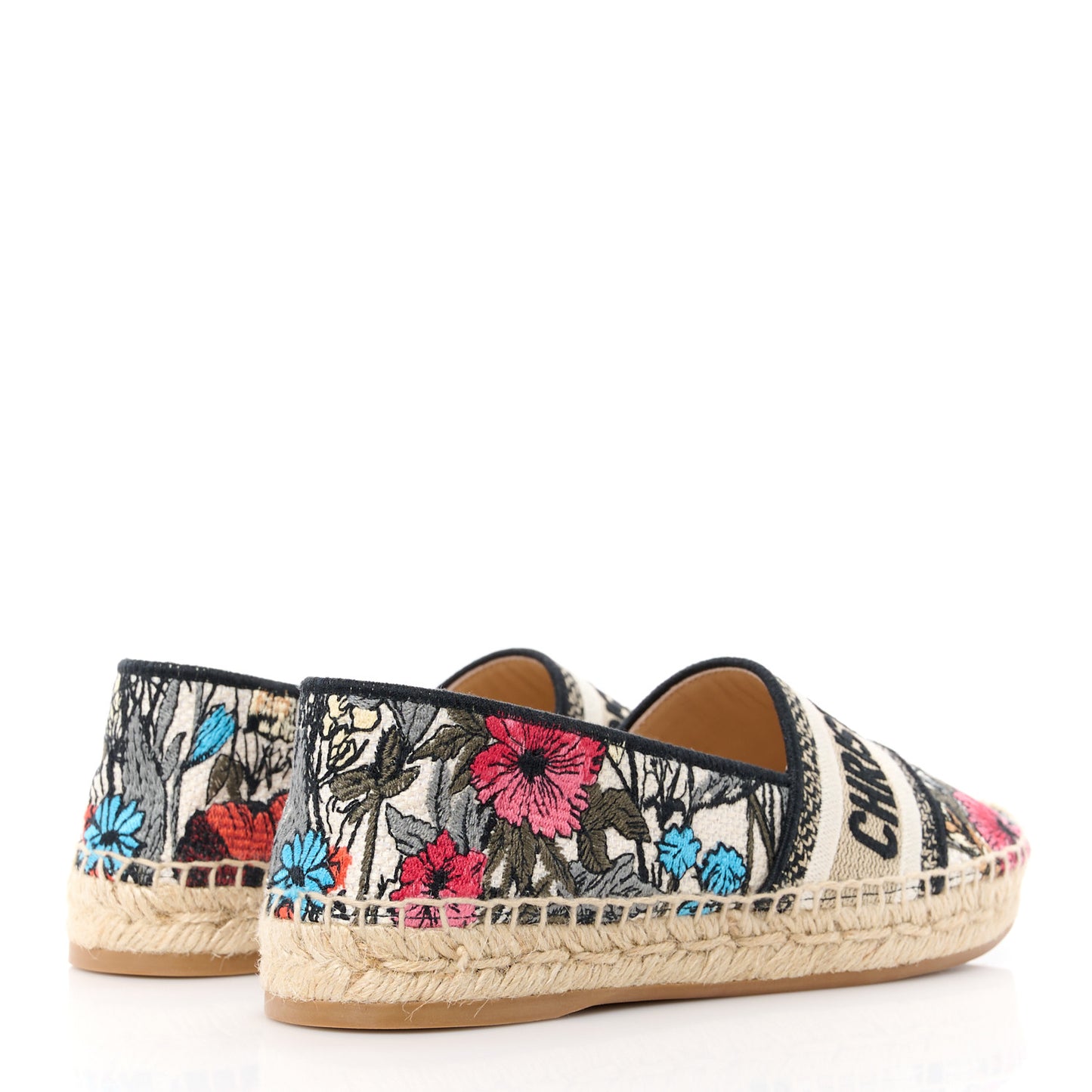 Embroidered Mille Fleurs Granville Espadrille 35 35 Multicolor