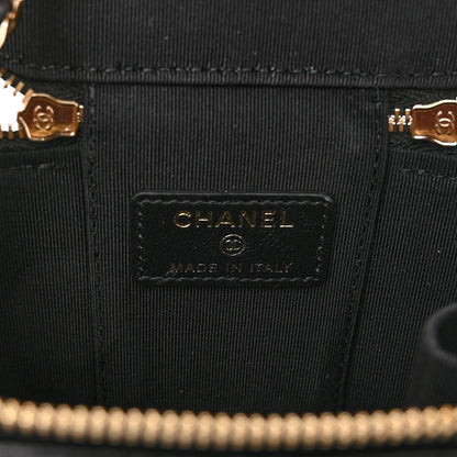 Chanel Lambskin Quilted My Chanel Lady Vanity Case With Chain Black 6 of 11
