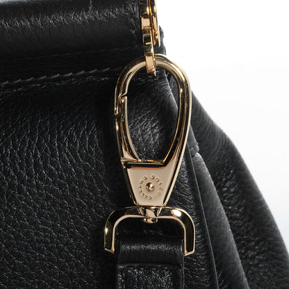 Dolce & Gabbana Grained Deerskin Medium Miss Sicily Satchel Black 8 of 10