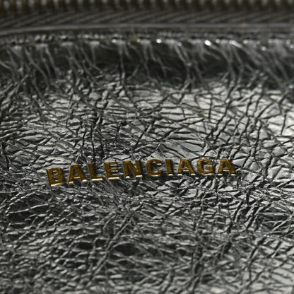 Balenciaga Metallic Calfskin Papier Mini A4 Tote Silver 7 of 12