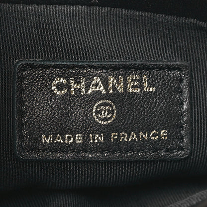 Chanel Lambskin Quilted Tech Take Away Clutch Black 6 of 10