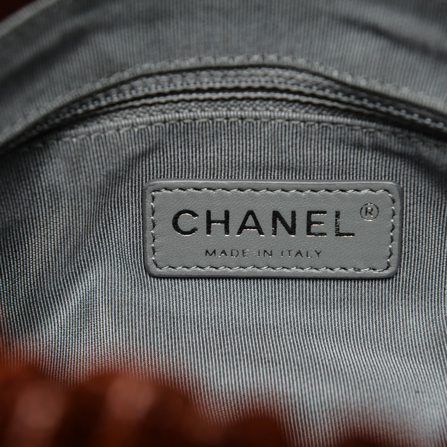 Chanel Crumpled Calfskin Quilted Medium Elastic Flap Bordeaux 6 of 7