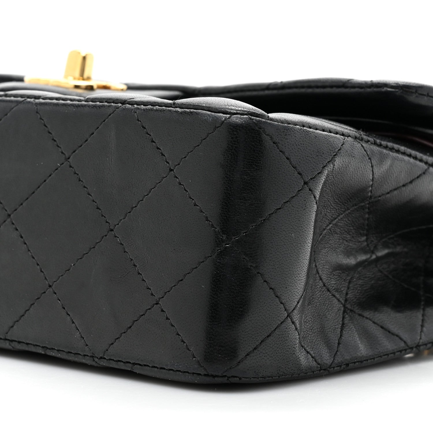 Chanel Lambskin Quilted Small Double Flap Black 8 of 16