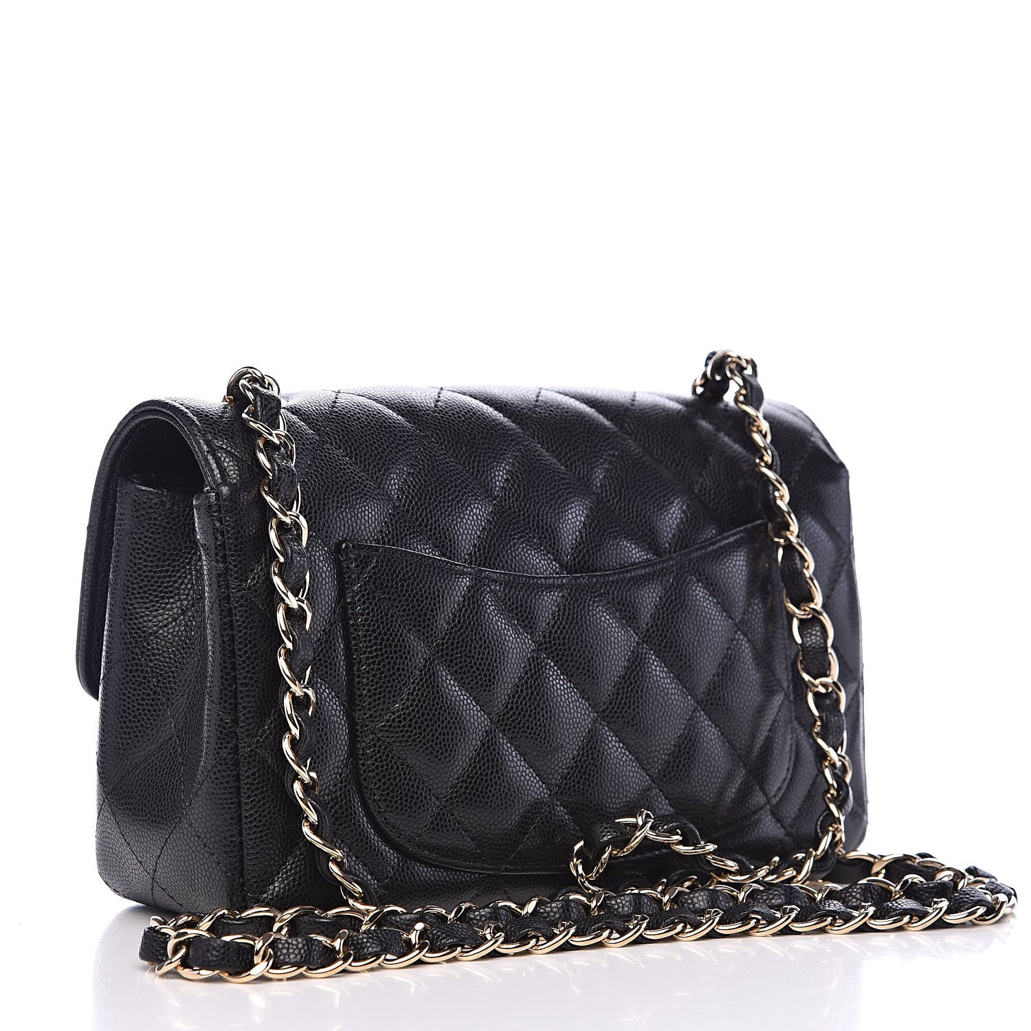 Chanel Caviar Quilted Mini Rectangular Flap Black 3 of 12