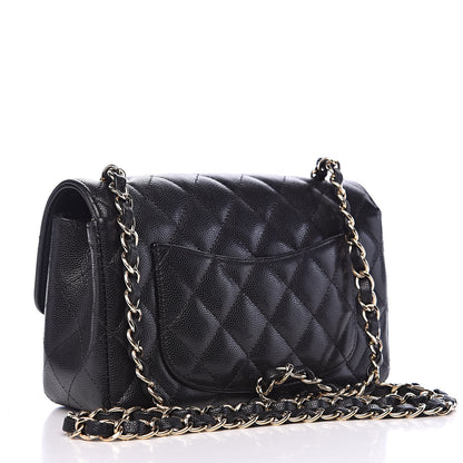 Chanel Caviar Quilted Mini Rectangular Flap Black 3 of 12