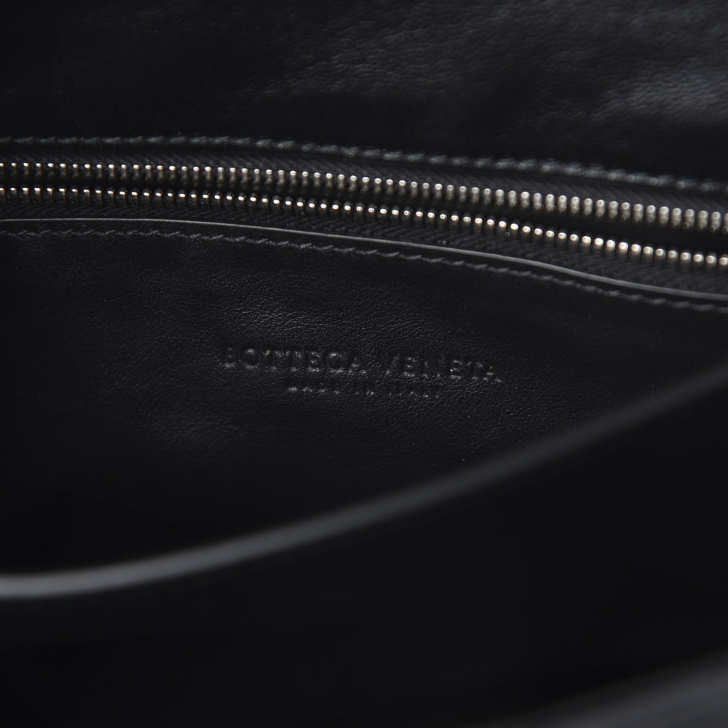 Nappa Intrecciato Crossbody Black