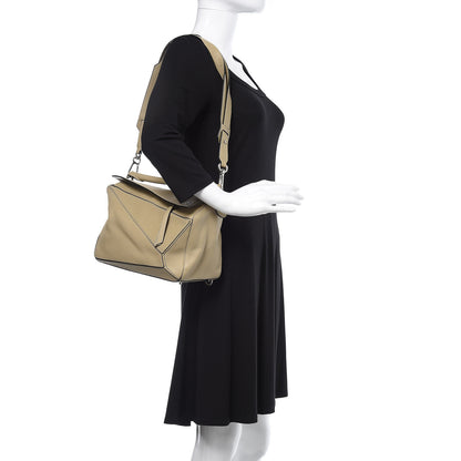 Loewe Calfskin Puzzle Bag Piedra 2 of 13