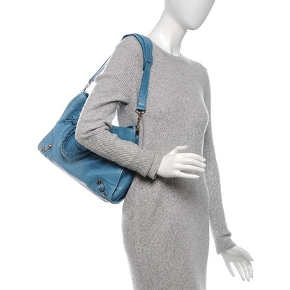 Balenciaga Agneau Giant 12 Rose Gold Hardware City Bleu Indigo 2 of 6
