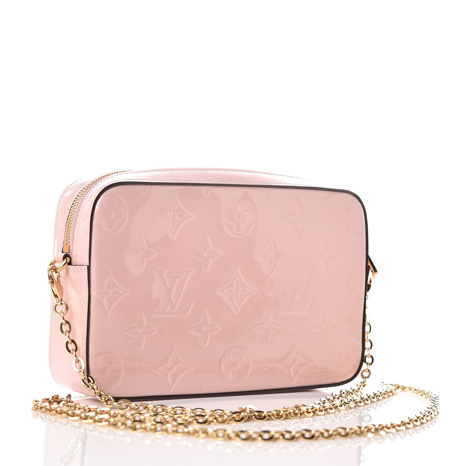 Louis Vuitton Vernis Camera Pouch Rose Ballerine 4 of 11